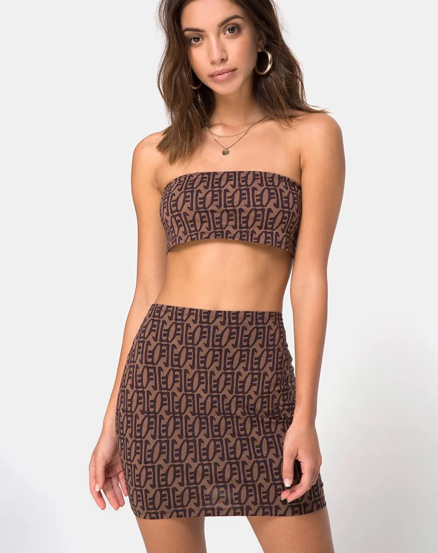Tube Top in Chinese Moon
