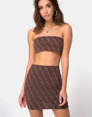 Tube Top in Chinese Moon