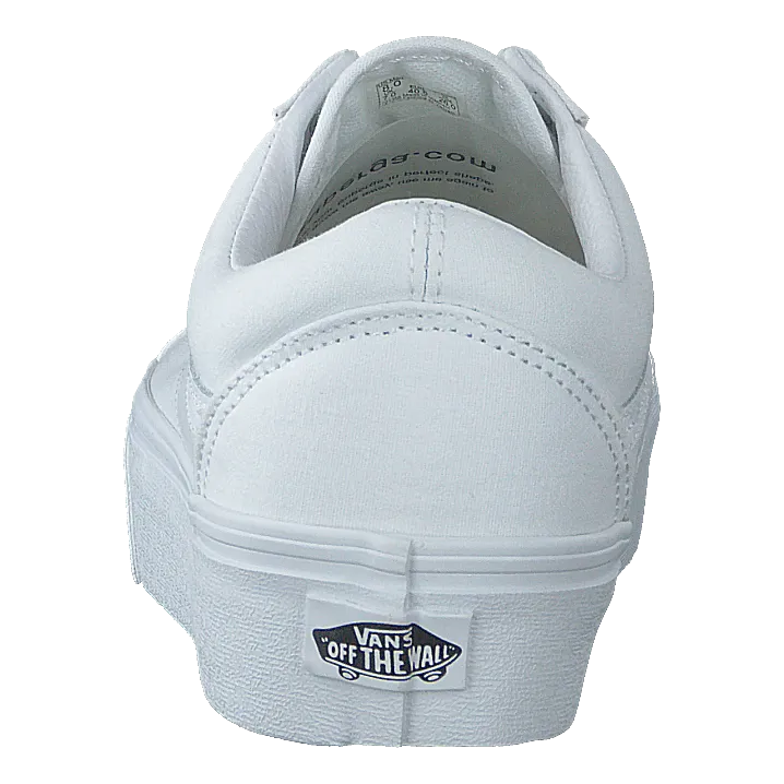 Ua Old Skool Platform True White