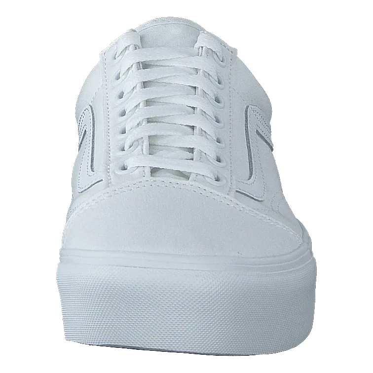 Ua Old Skool Platform True White