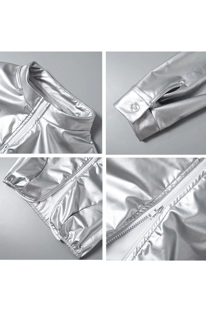UH0405 Metallic Shirt and Pants Set