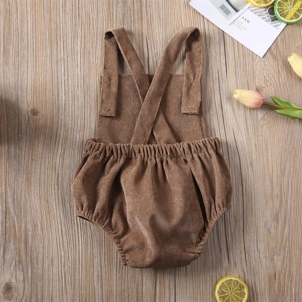Unisex Baby Romper Khaki