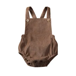Unisex Baby Romper Khaki