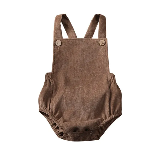 Unisex Baby Romper Khaki