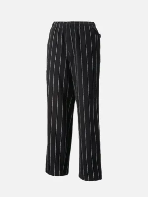 UPTOWN AOP Wide Leg Pants - Black
