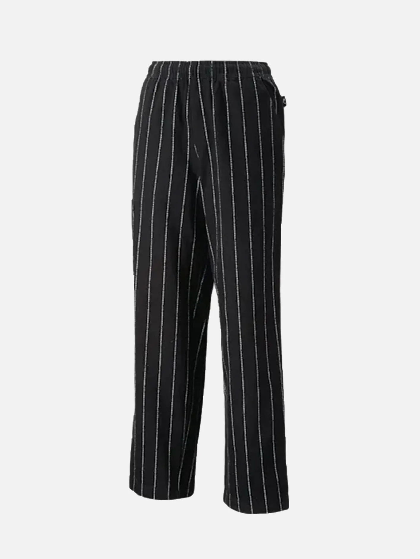 UPTOWN AOP Wide Leg Pants - Black