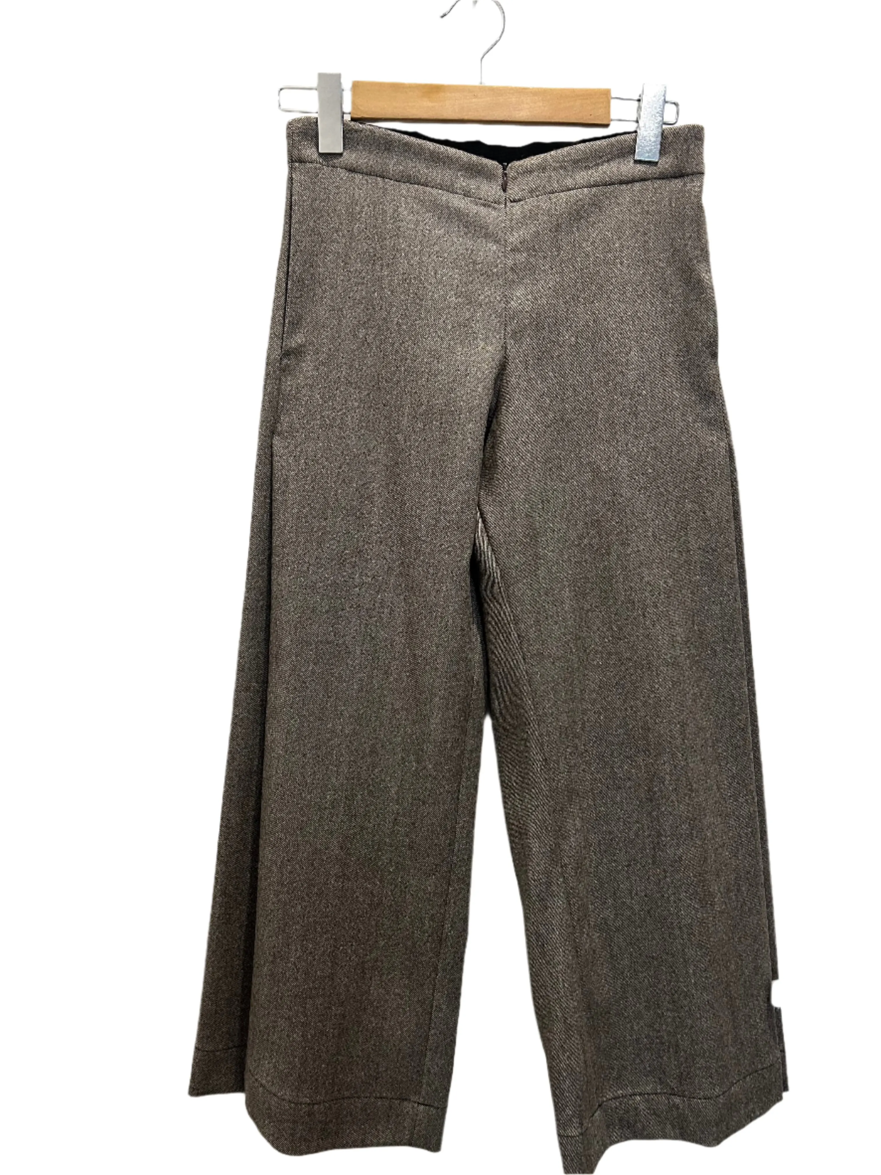 Vale and Ward - Mandy Wool Pant. Earth.