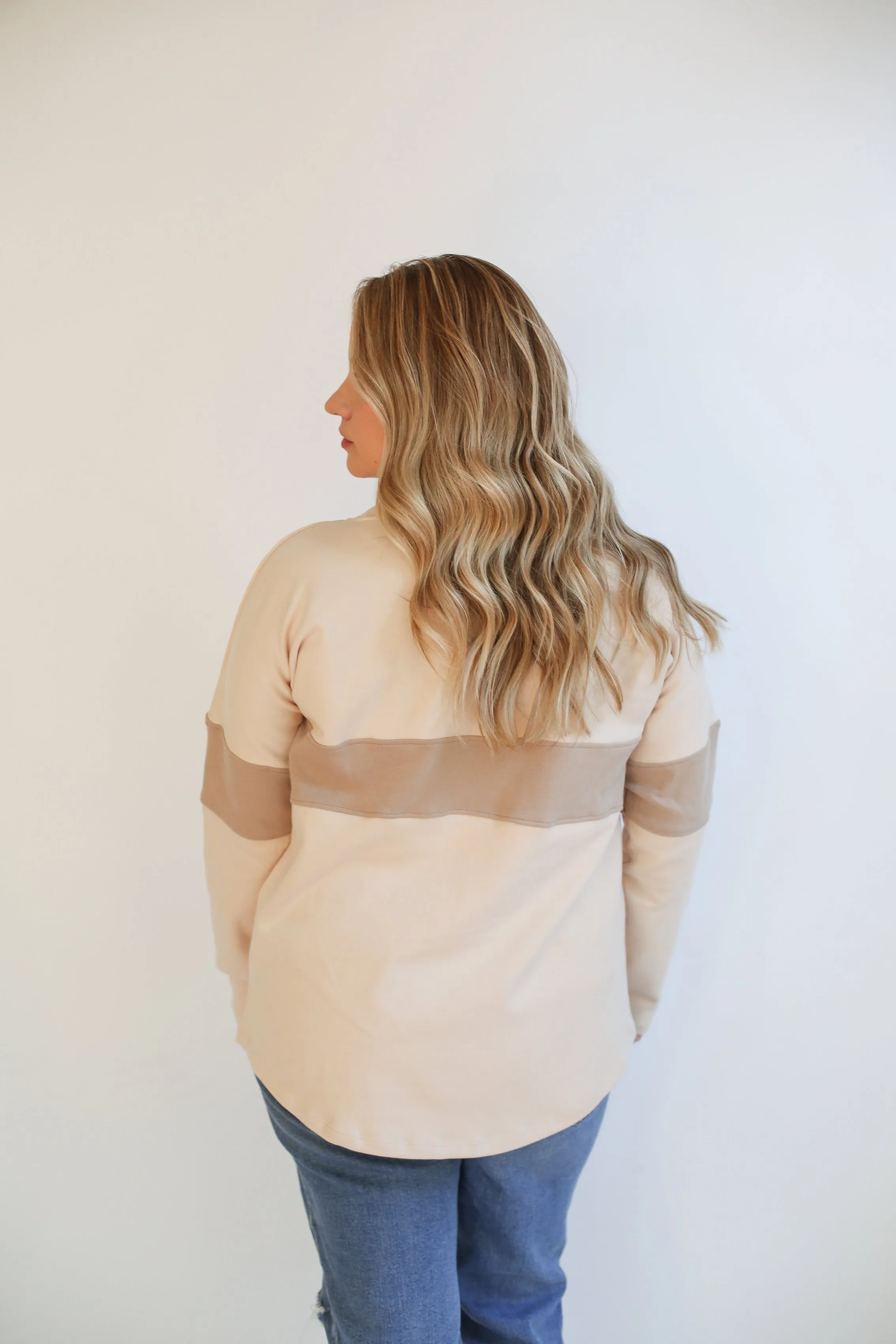 Varsity Dual Zip Breastfeeding Long Sleeve