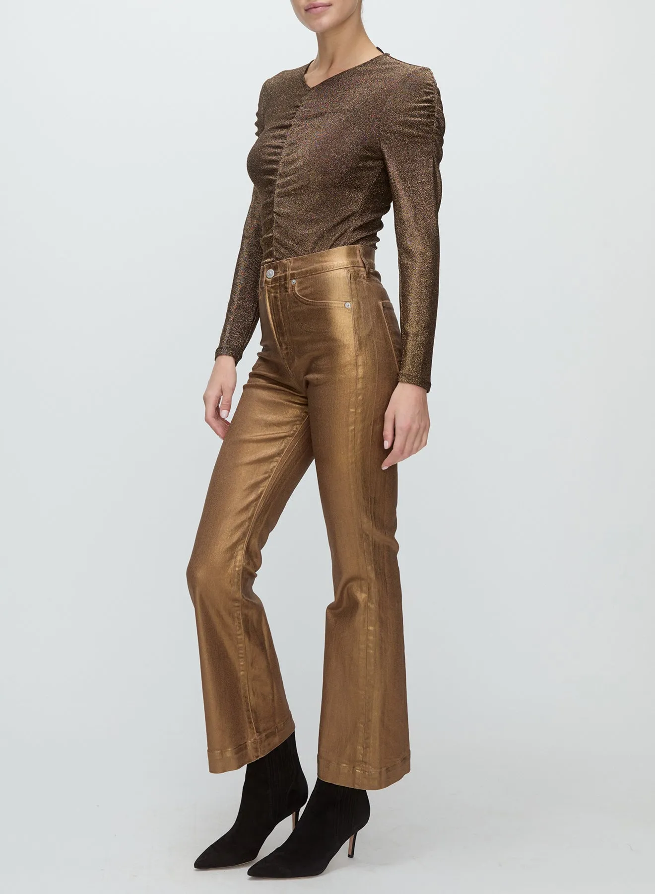Veronica Beard Carson Ankle Flare Pant