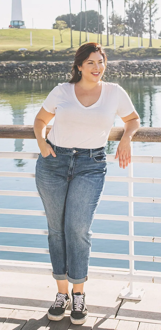 Vervet High Rise Boyfriend Jeans - Plus (16 - fit like 18)