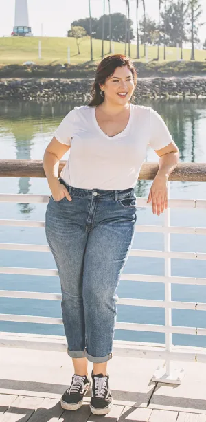 Vervet High Rise Boyfriend Jeans - Plus (16 - fit like 18)
