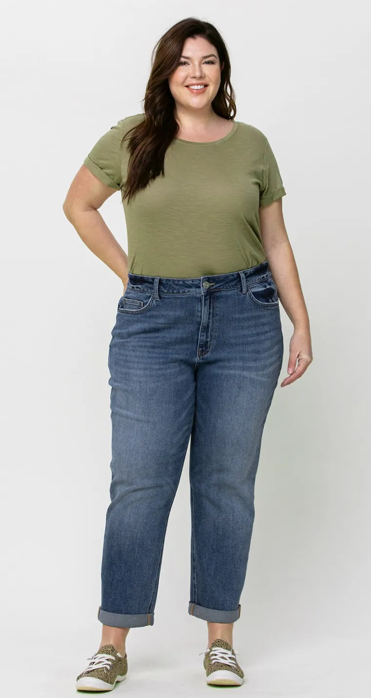 Vervet High Rise Boyfriend Jeans - Plus (16 - fit like 18)
