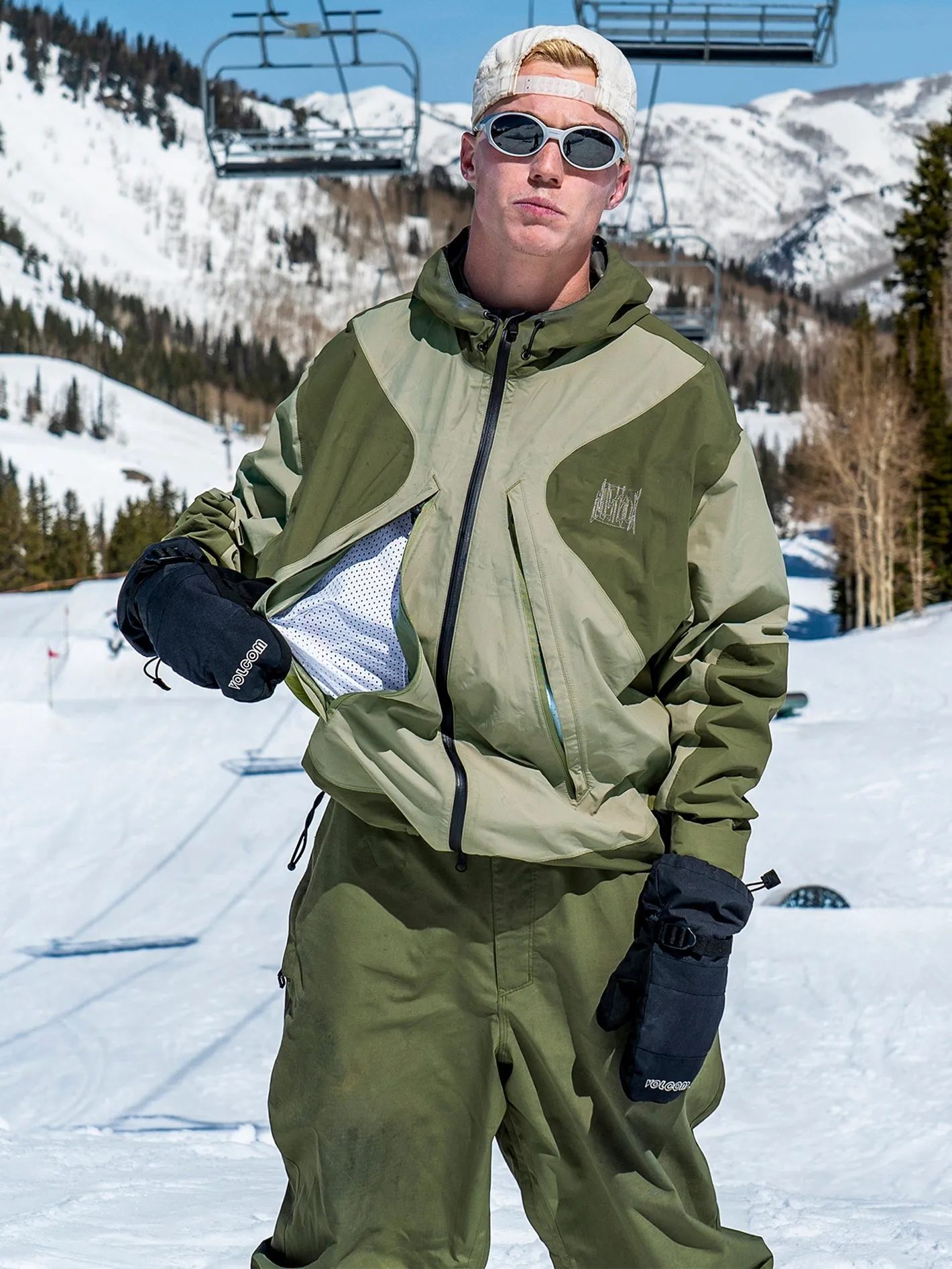 Veste Gore-Tex Dustlake - LIGHT MILITARY