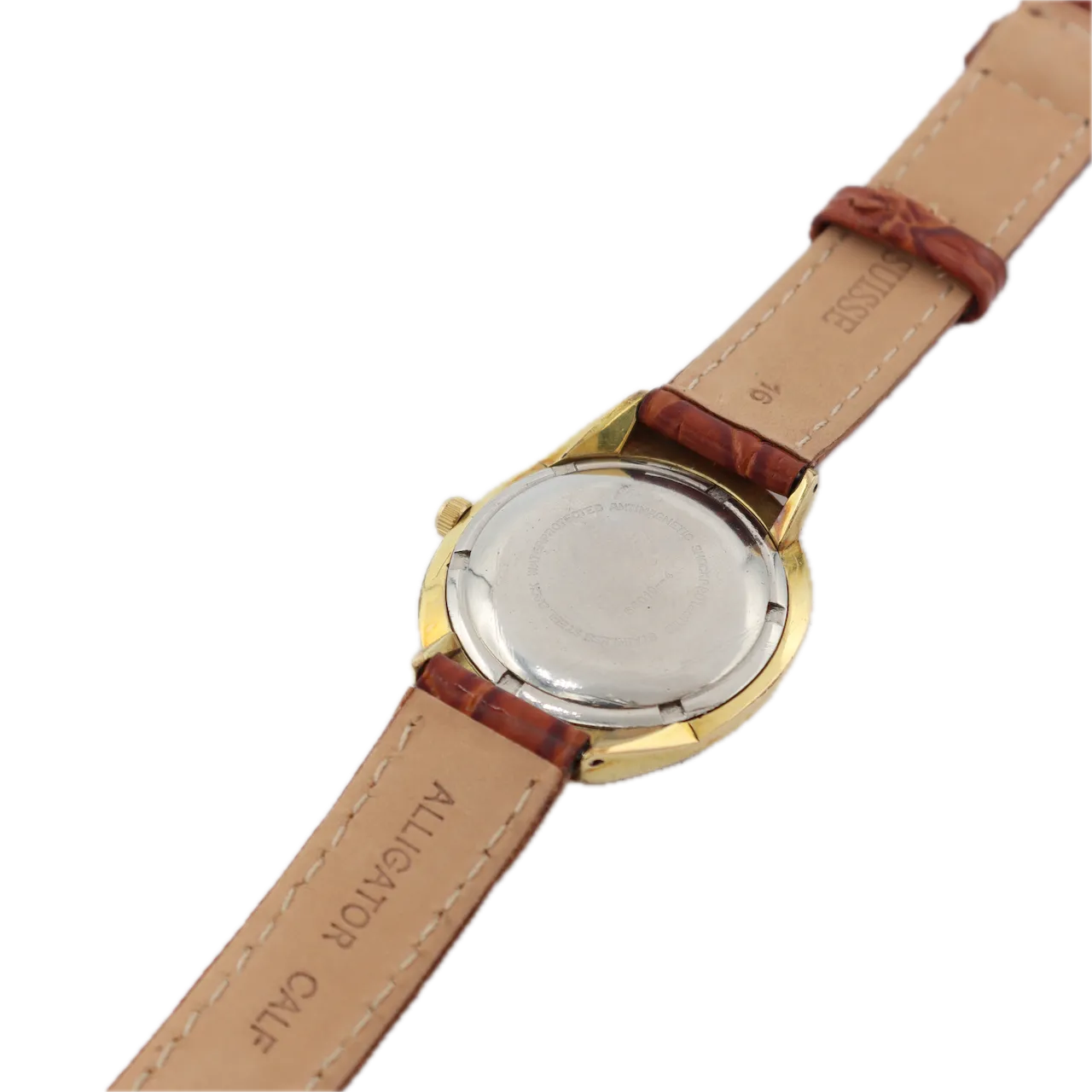 Vintage Hamilton 64010-4 Men's Automatic Wristwatch 64 USA Steel & Gold Tone