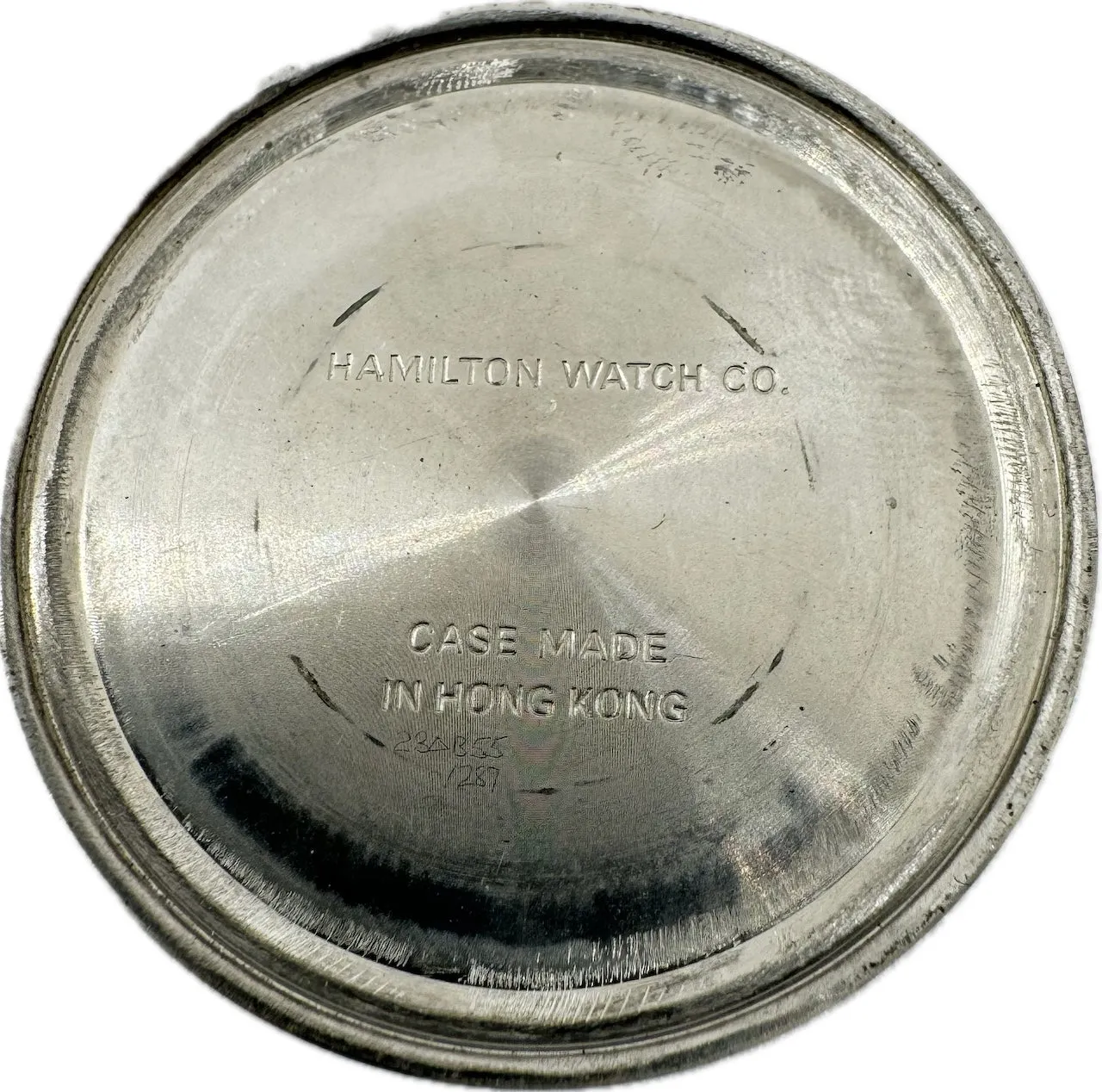 Vintage Hamilton Mechanical Field Pocket Watch L.L.Bean Stainless Luminous Dial