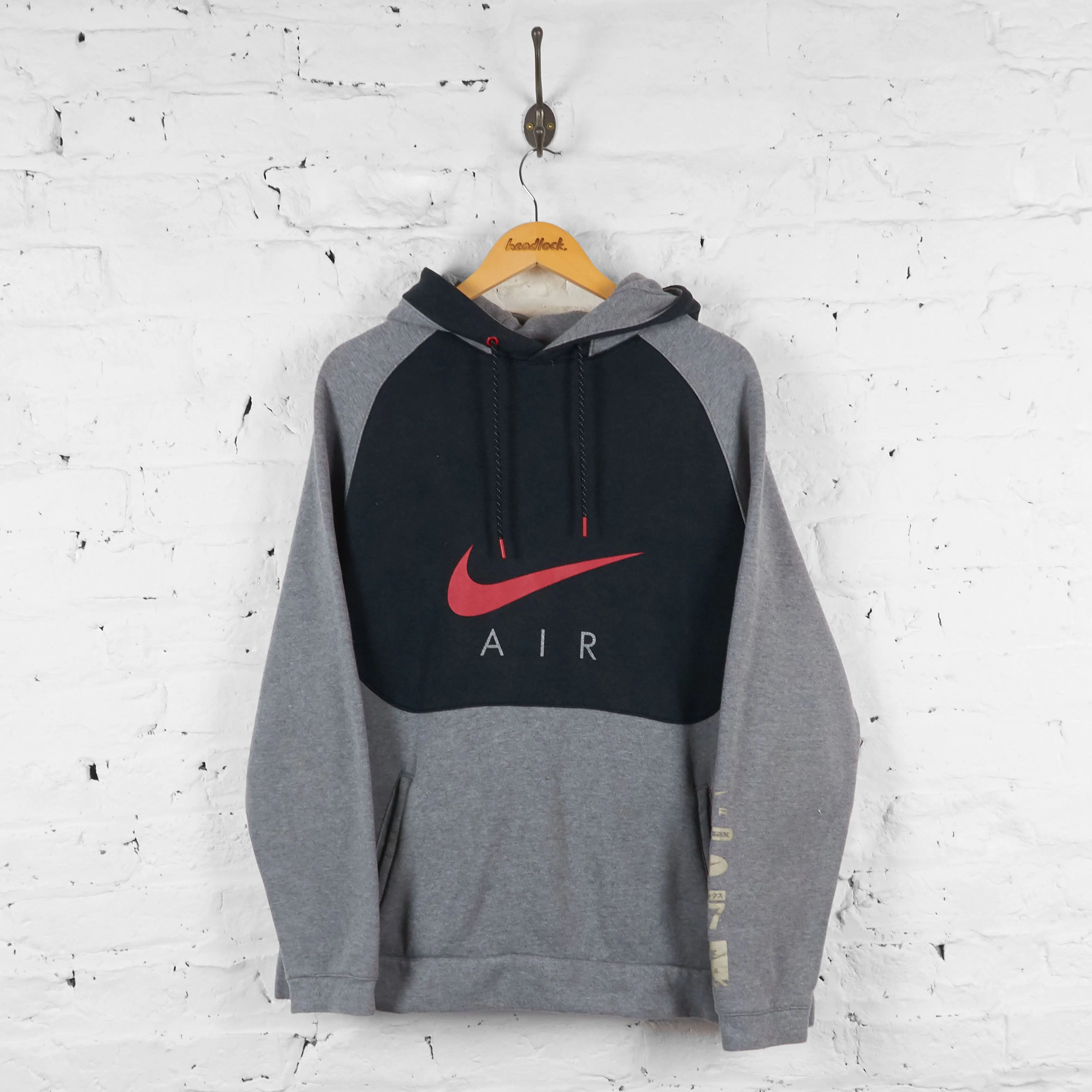 Vintage Nike Air Hoodie - Grey - XL