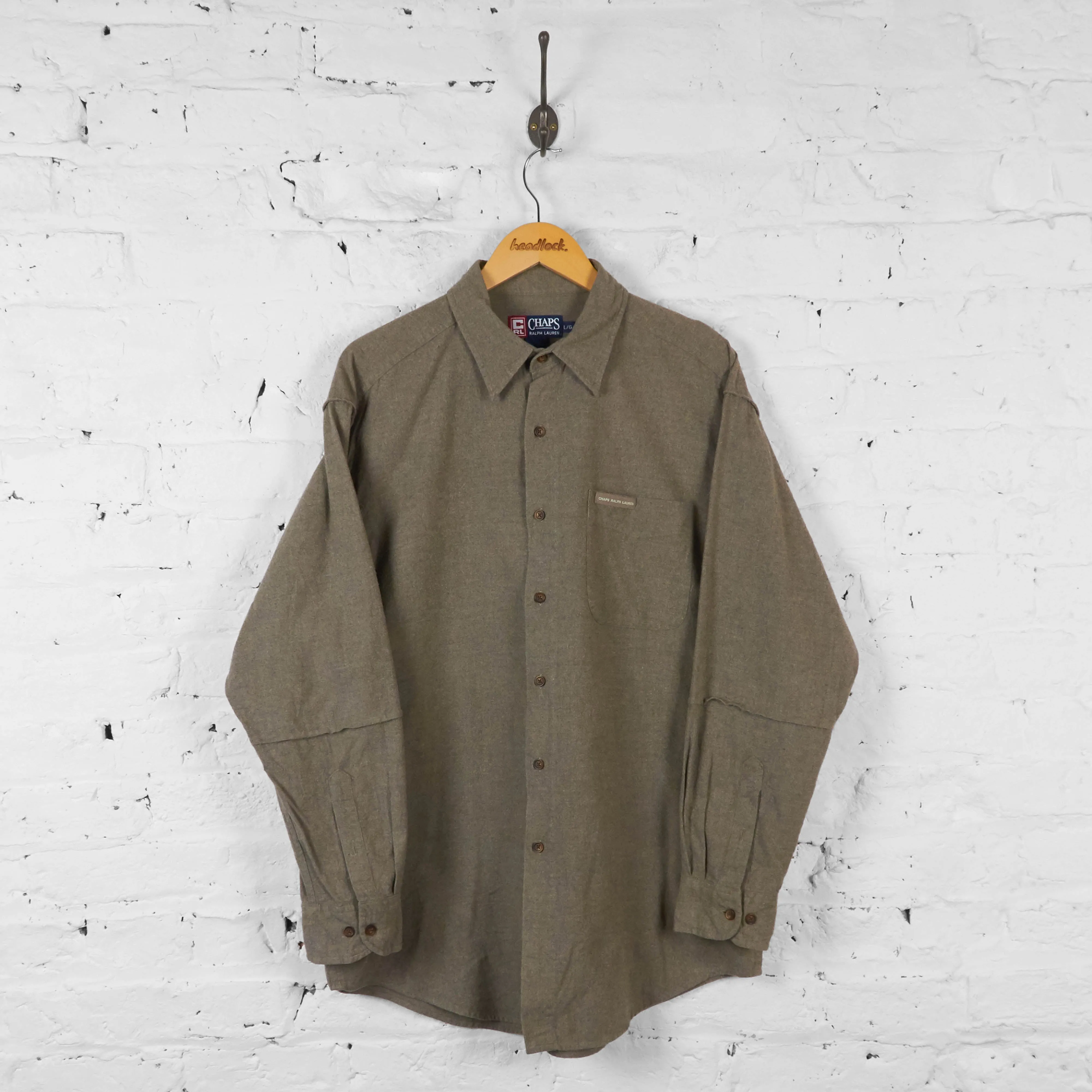 Vintage Ralph Lauren Chaps Shirt - Brown - L