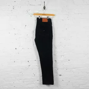 Vintage Tommy Hilfiger Corduroy Trousers - Black - XL