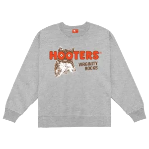 Virginity Rocks x Hooters Grey Crewneck