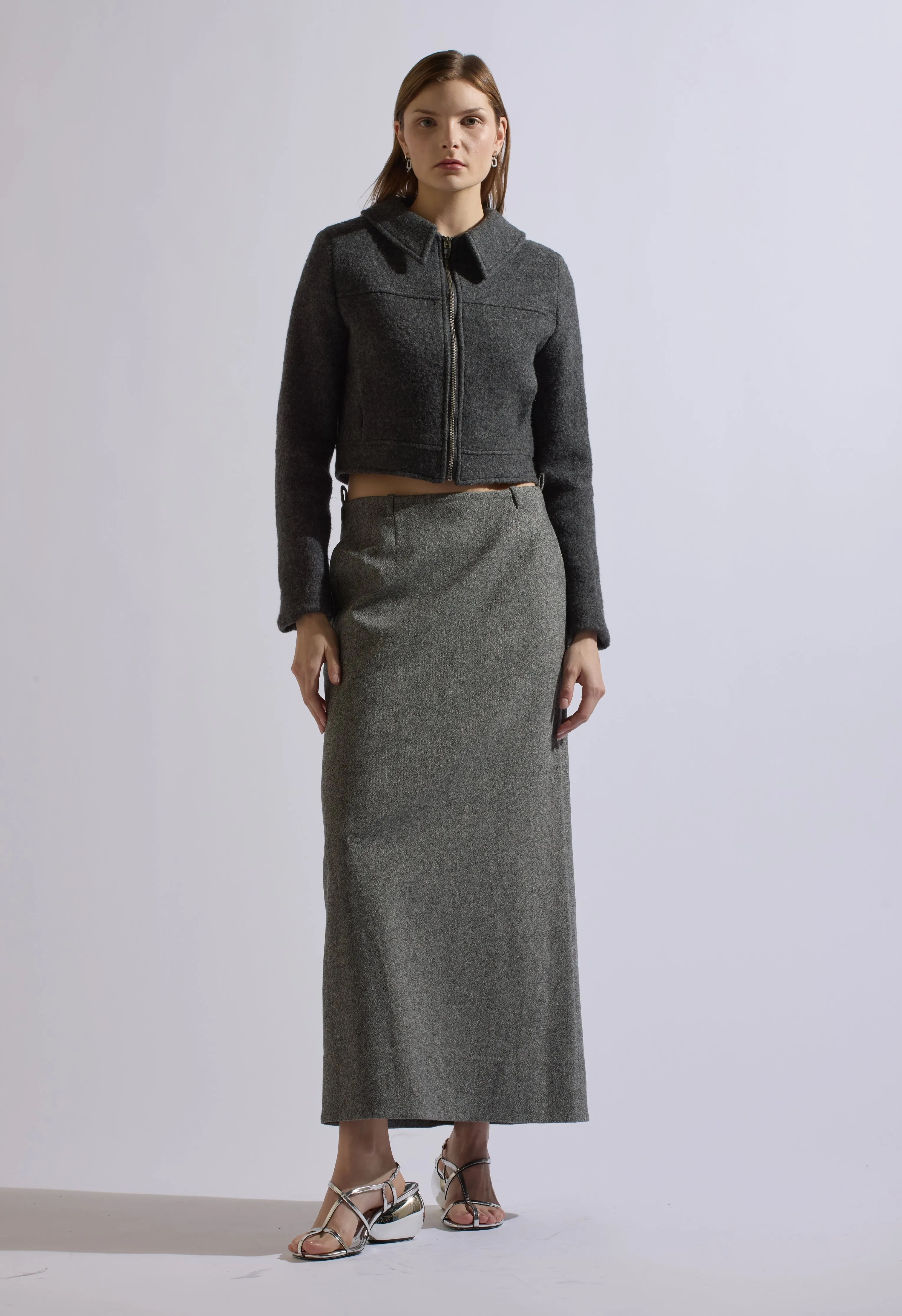 Vivianne Wool Jacket Grey