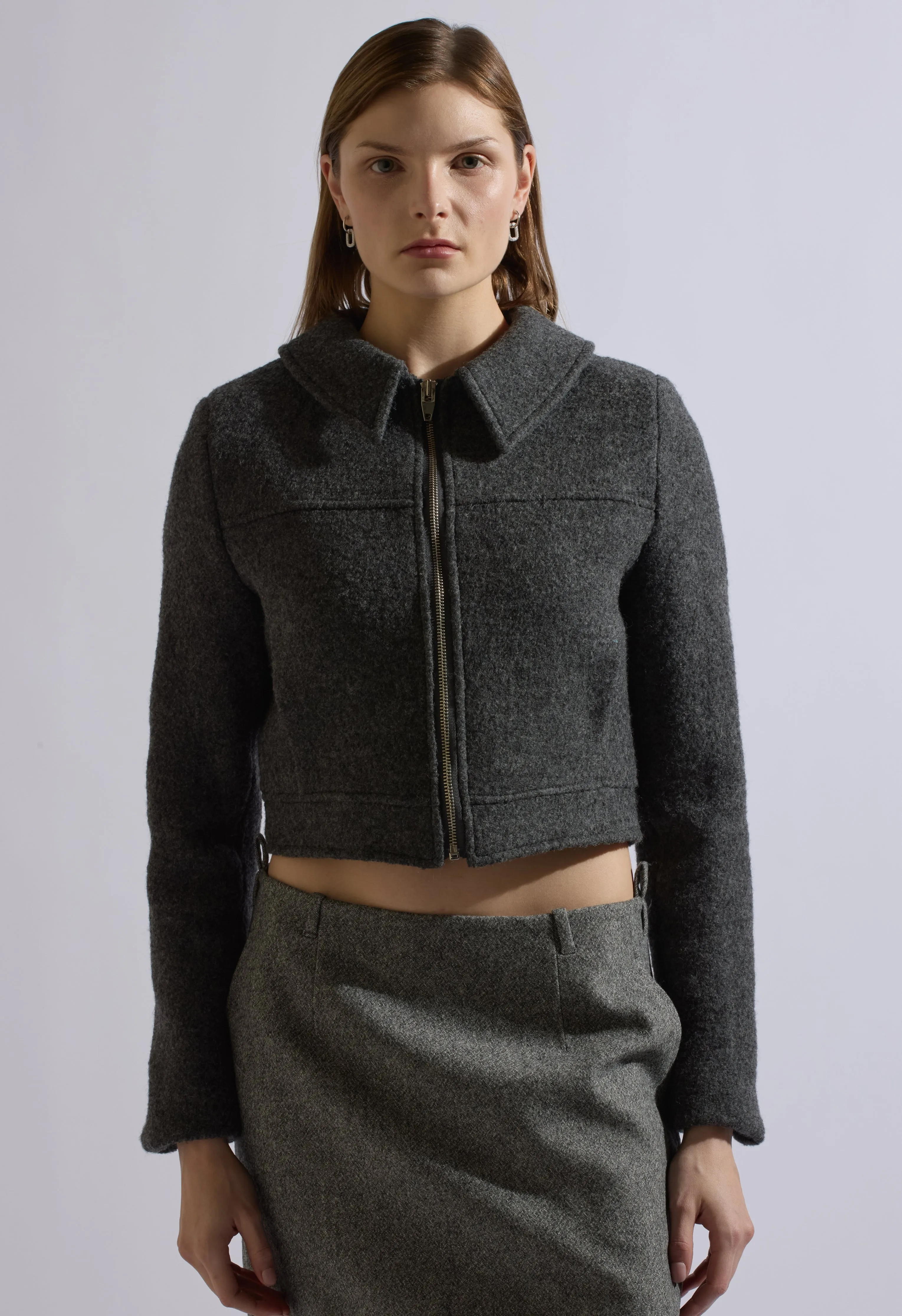 Vivianne Wool Jacket Grey