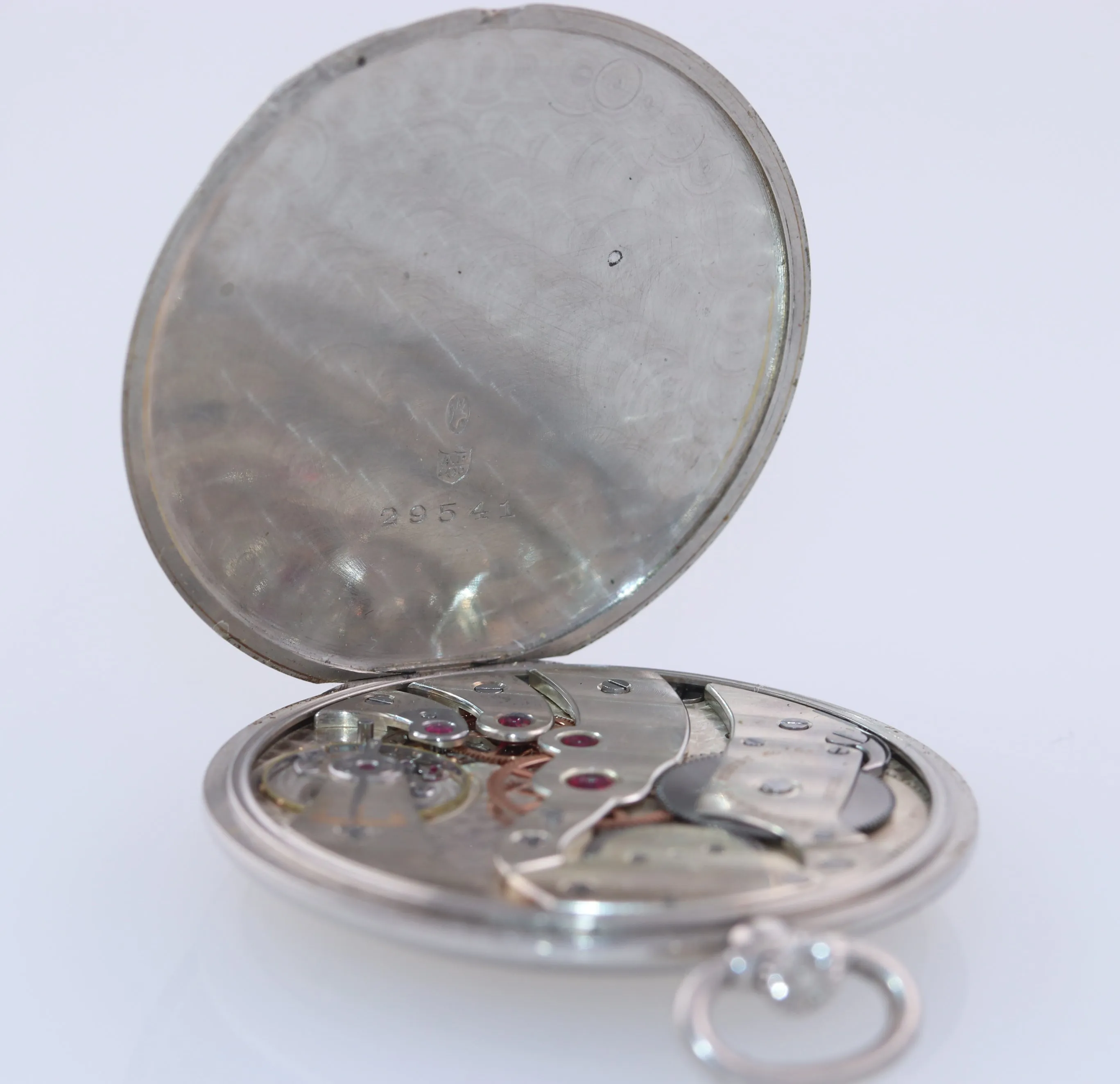 VTG Audemars Piguet Thin Open Face 42mm Solid Platinum 19 Jewel Pocket Watch