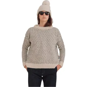 W Nordsjo Split Seam Crew Neck, Off-White