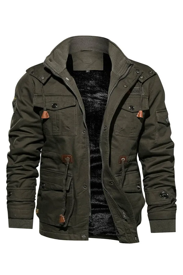 Washable Hooded Cotton Jacket