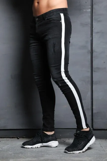 West Louis™ Stretch Side Striped Jeans