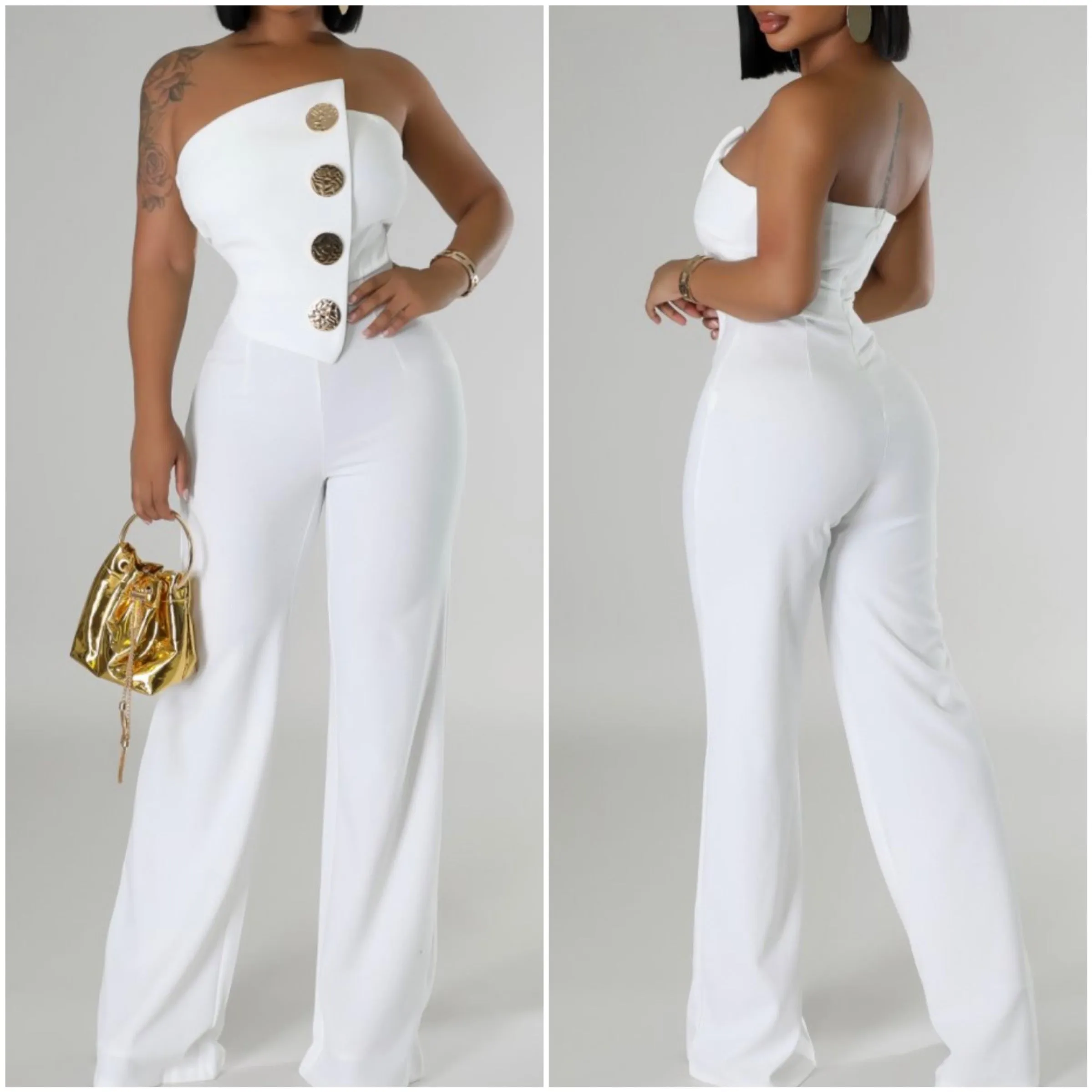 White Allure Jumpsuit