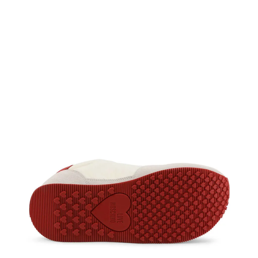 White Love Suede Sneakers