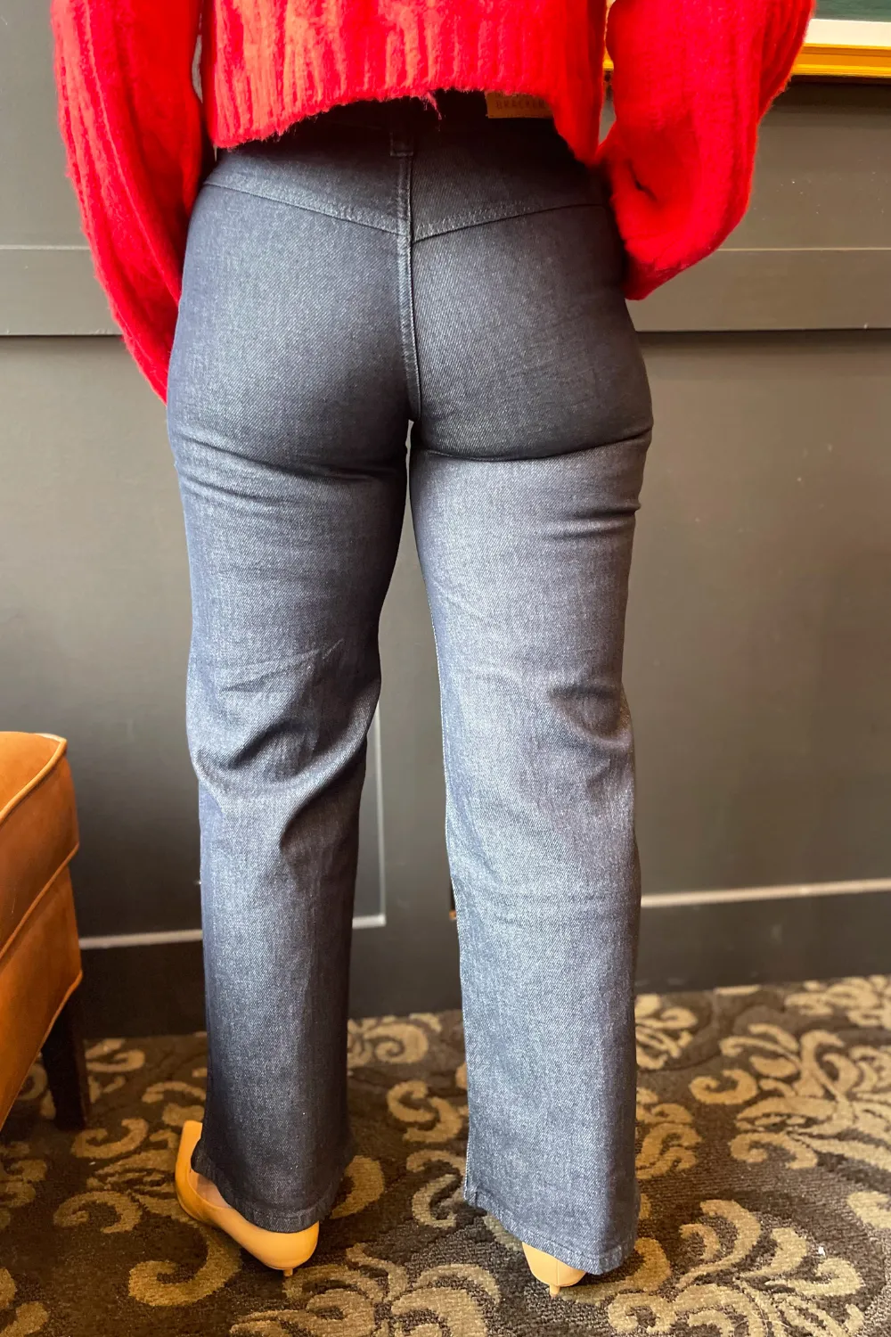 Wide Denim Pants