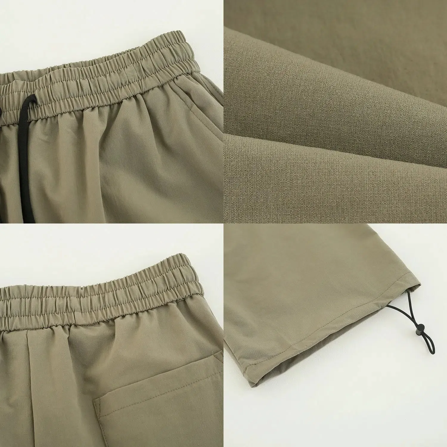 Wide-leg Drape Overalls Large Pocket