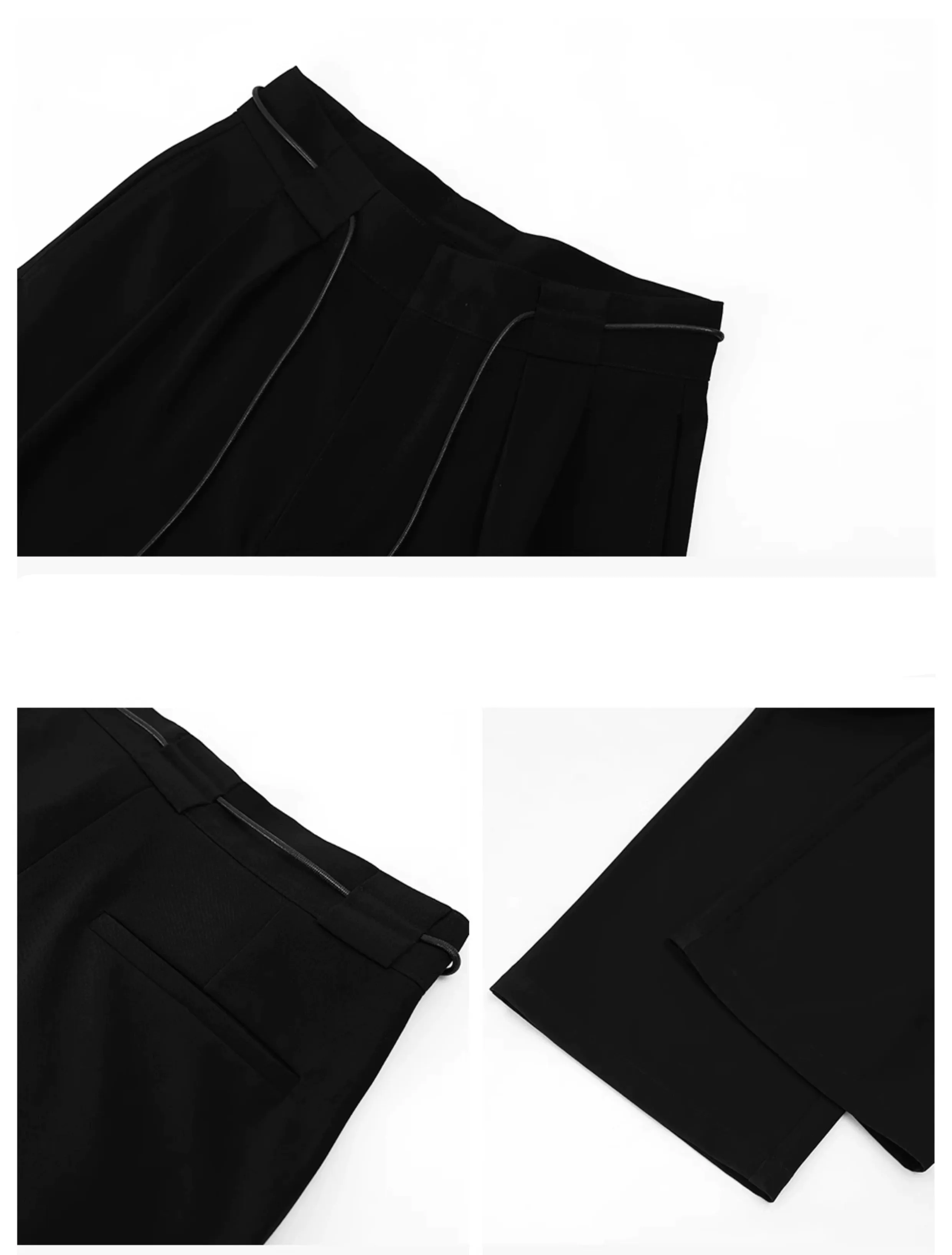 Wide-Leg Floor-Length Pants