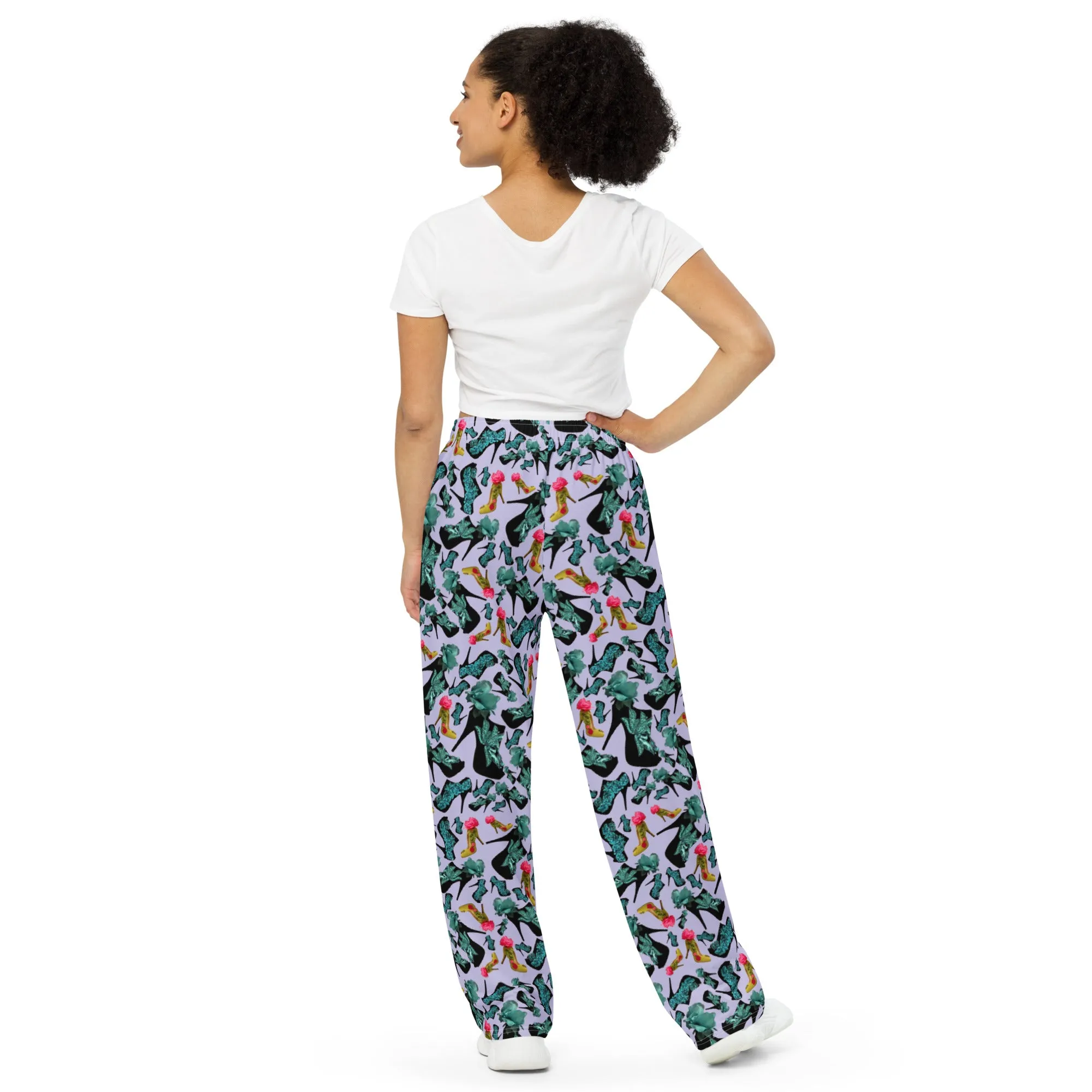 Wide-leg pants 'Blue shoes'