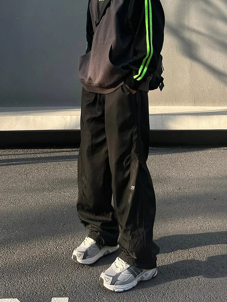 Wide-leg Quick-drying Drawstring Slacks