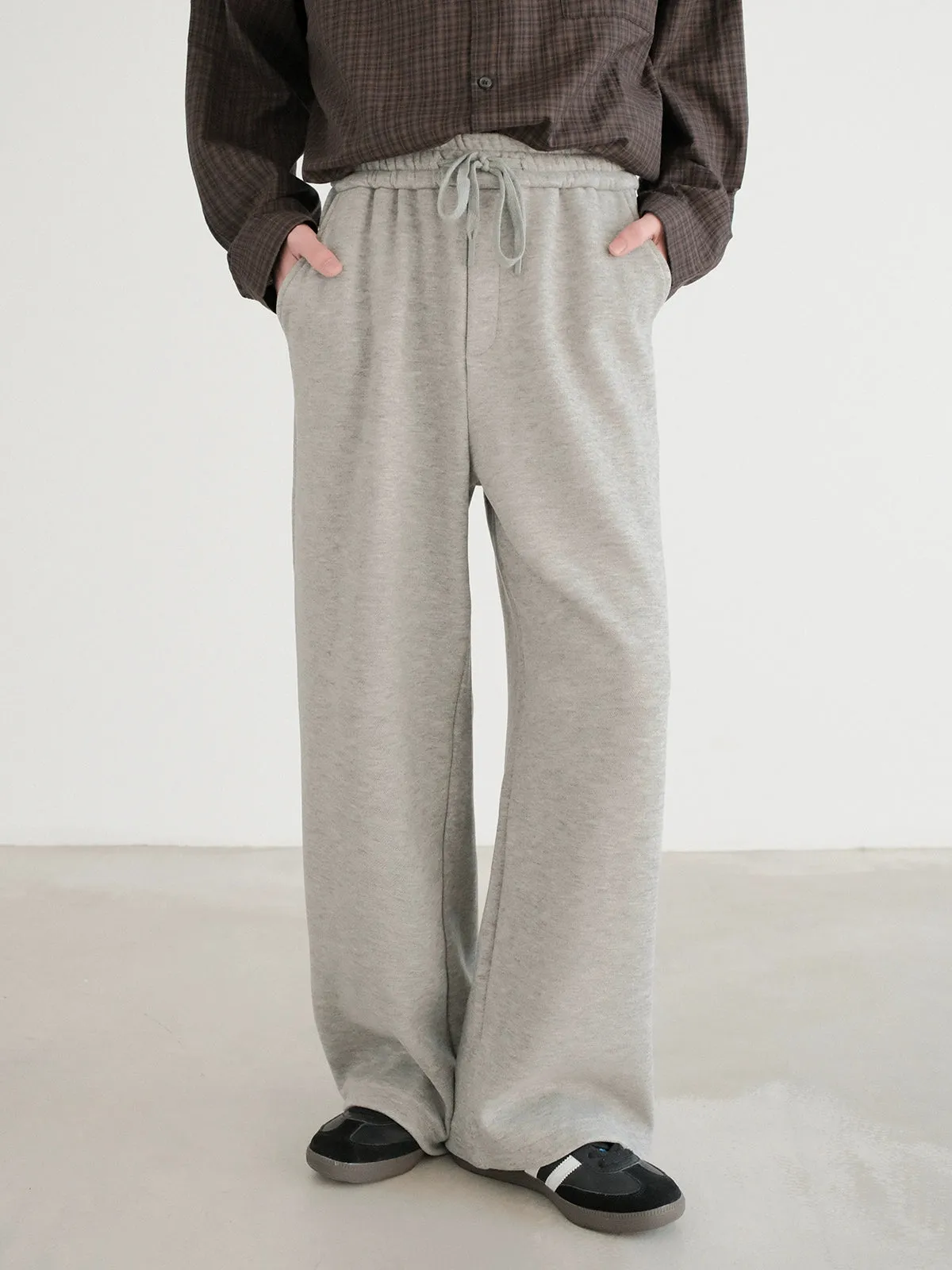 Wide-Leg Sweatpants