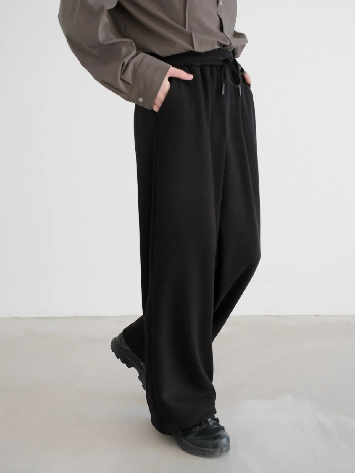 Wide-Leg Sweatpants