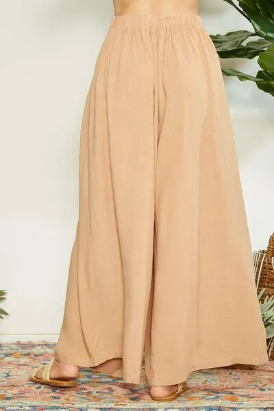 WIdeleg Tan Pants