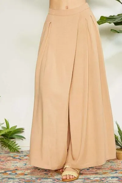 WIdeleg Tan Pants