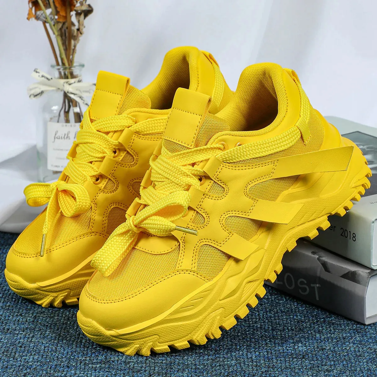 Women Fashion Luxury Origin Platform Chunky Tennis Casual Sneaker