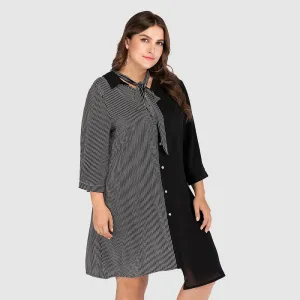 Women Irregular Plus Sizes Fall Short Dresses