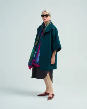 women kimono mantle pressed wool