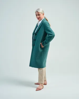women overcoat boiled wool