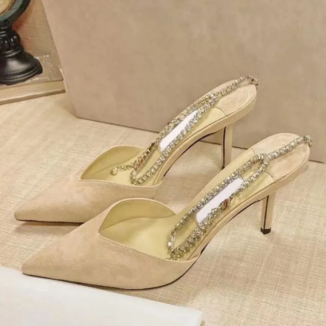 Women Pointed Toe High Heels Shoes
