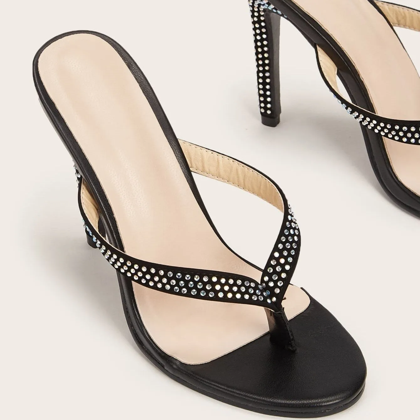Women Sandals Sexy Crystal High Heels