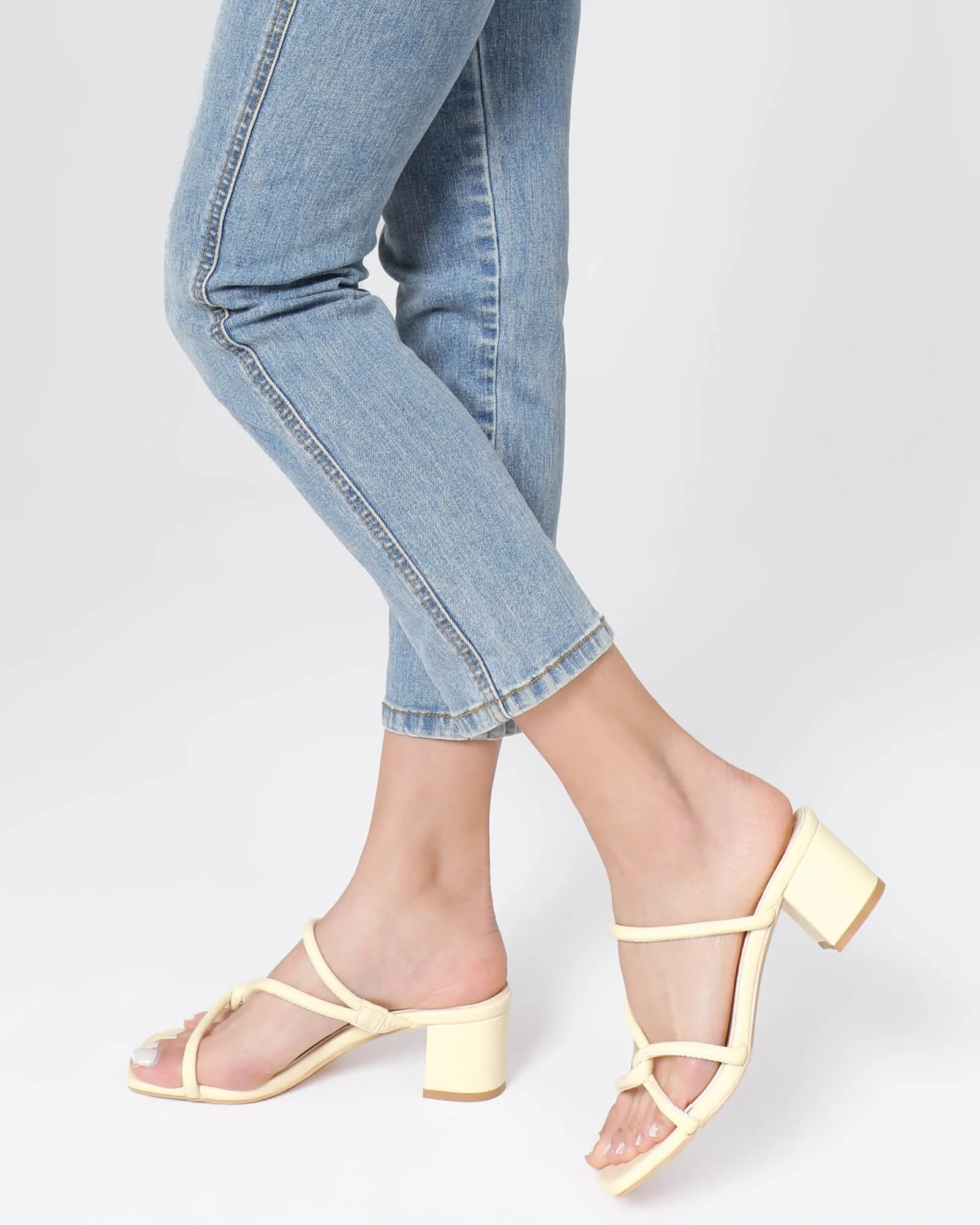 Women Slip On Strappy Heel
