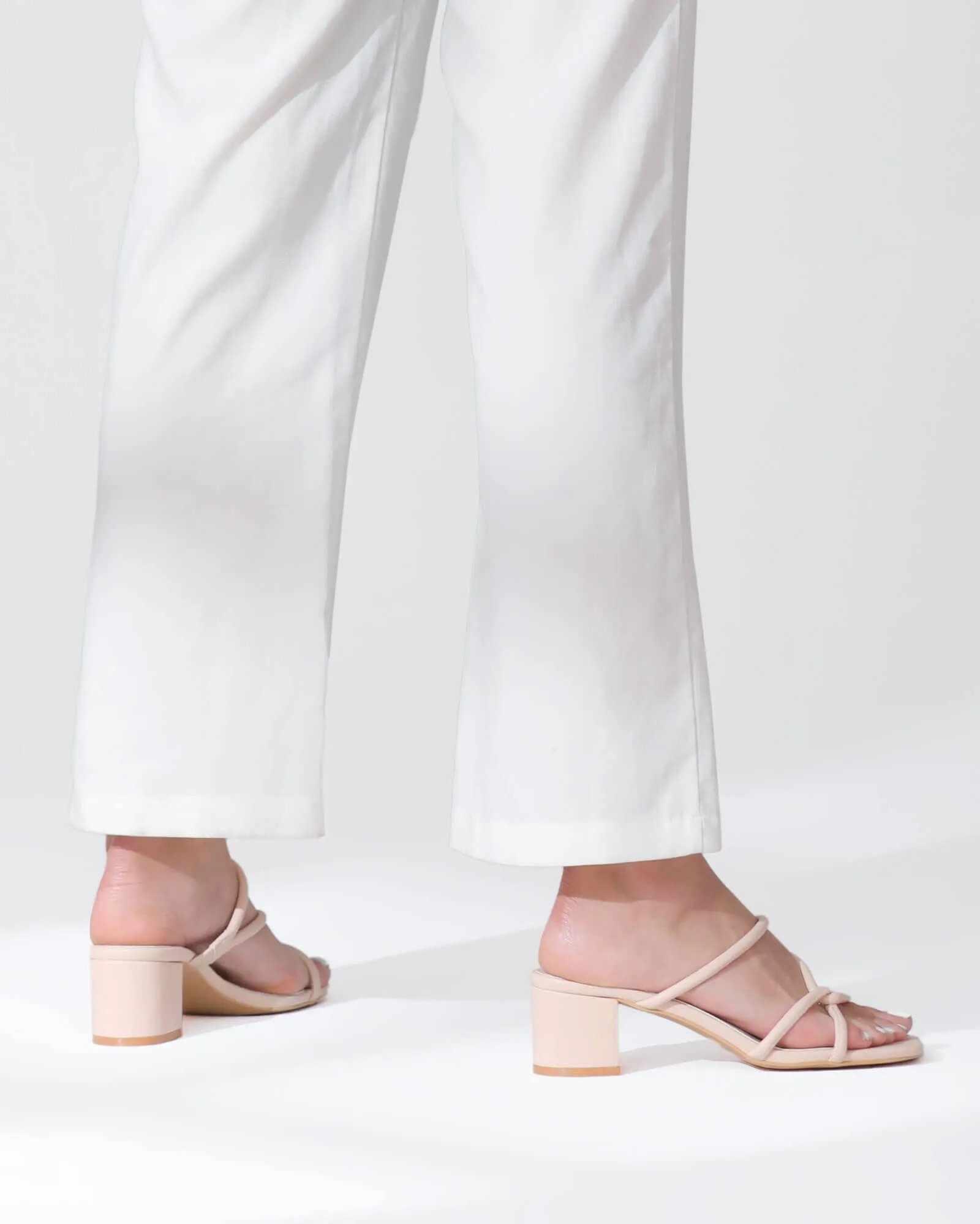 Women Slip On Strappy Heel