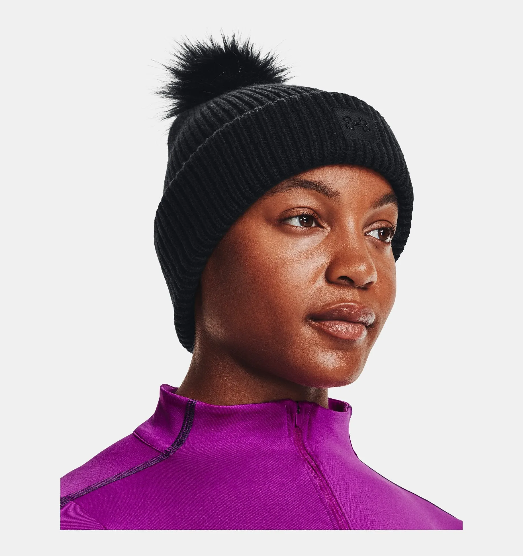 WOMEN'S COLDGEAR® INFRARED HALFTIME RIBBED POM BEANIE