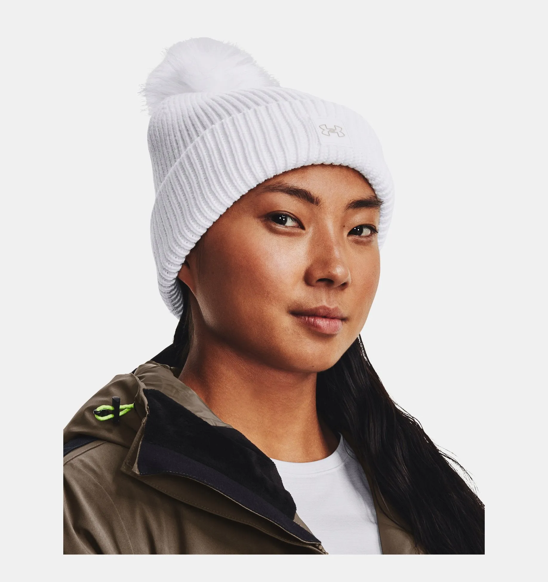 WOMEN'S COLDGEAR® INFRARED HALFTIME RIBBED POM BEANIE